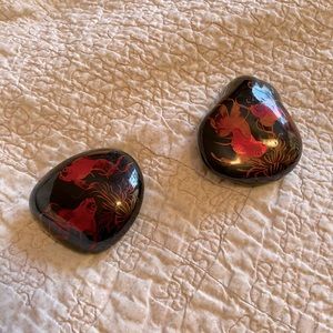 Painted Koi Fish Rocks